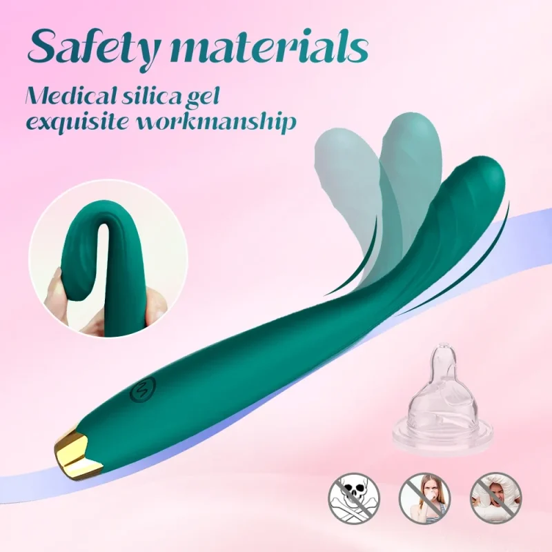 ⁦G-Spot Vibrator Penetration Vagina Stimulator Clitoris Massager Vibration Sex Machine Dildo Vibrator Women Masturbation Sex Toys⁩ - الصورة ⁦4⁩