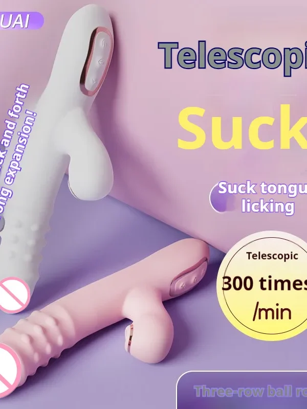 Vibrator Thrusting Dildo with multiple vibration/sucking modes with Licking Female sex toys automatic rotating flexible toys