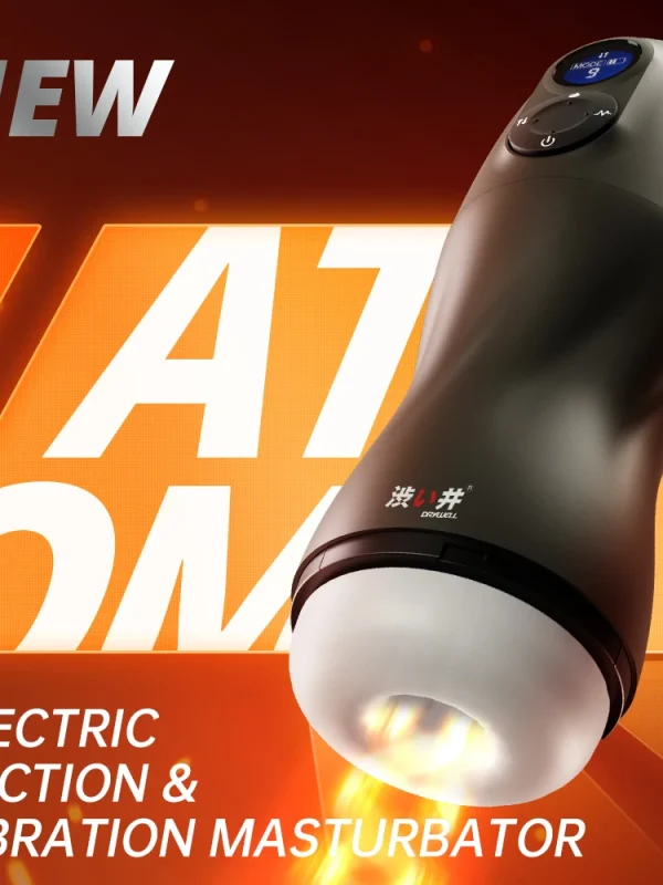DRY WELL Smart Sex Robot for Men Vacuum Oral Sex Sucking Automatic Male Masturbator Heating and Moaning Adult Goods for Men