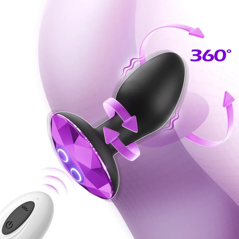 360 Wiggle Prostate Massager Anal Vibrator Male Anal Plug Sex Toys For Men Wireless Remote Ass Butt Plug Adult Sex Toys Buttplug - Image 2