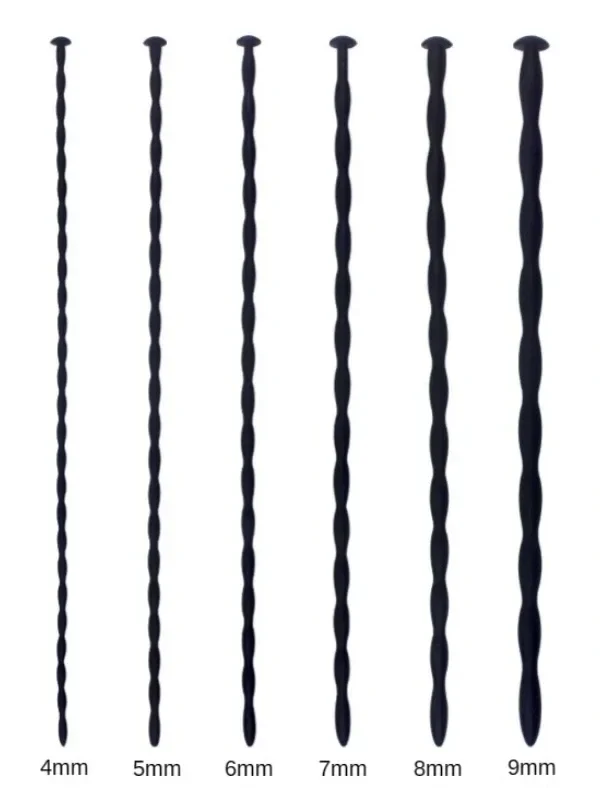 8 Sizes Soft Silicone Urethral Dilator Horse Eye Stick Penis Rod Male Masturbation Blockage Stimulator Catheter Sex Toys for Men